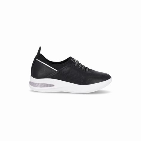 Zapatilla Mujer Negro/Elastico Soft Step Piccadilly-0