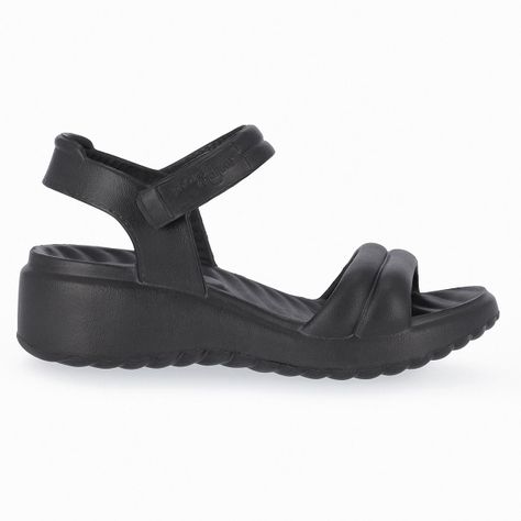 Sandalia Mujer 83 Marshmallow Negro Piccadilly-1