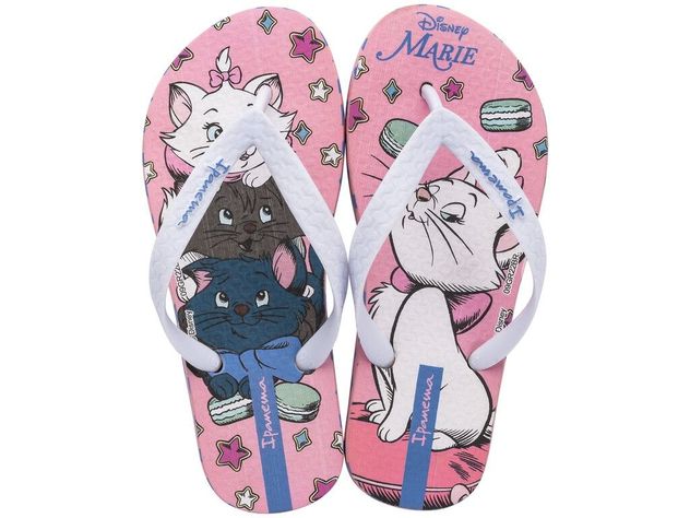 Sandalia  Infantil Rosa/Blanco Disney  Ipanema-0