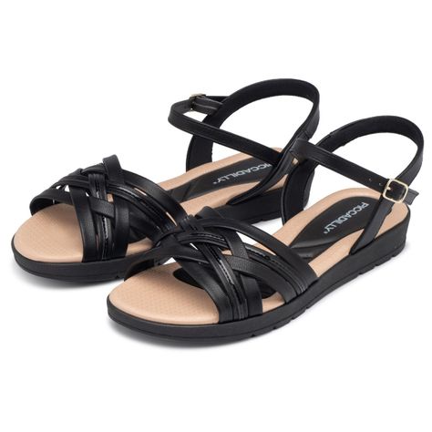 Sandalia Mujer Negro Renata Piccadilly-1