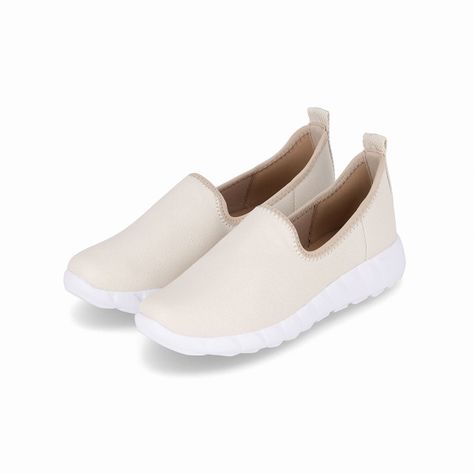 Zapatilla Mujer Blanco/Marfil Fabi Piccadilly-0