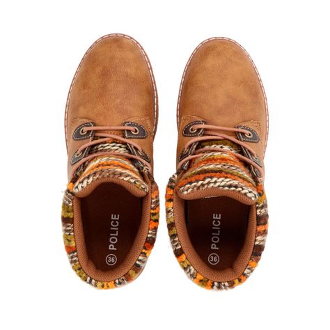 Botin Nobuck 21 Camel Police-1