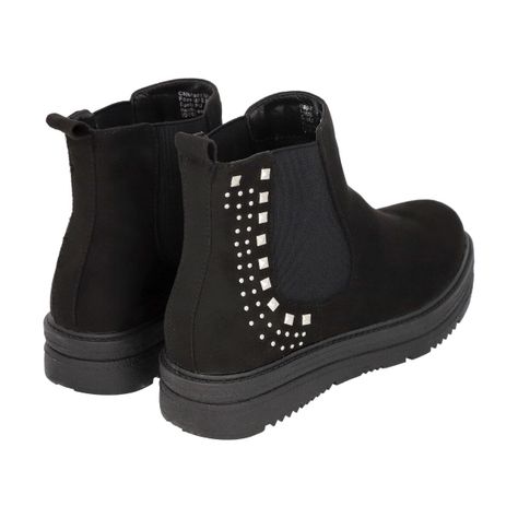 Botin Mujer Negro Olive 03 Police-4