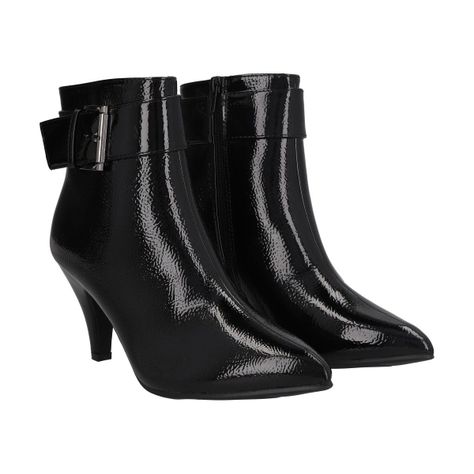 Botin Karmin Negro Police-0
