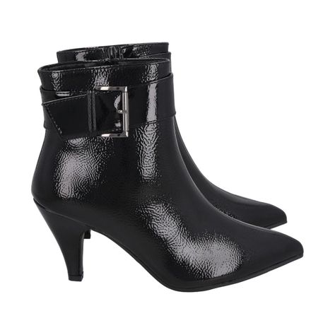 Botin Karmin Negro Police-2