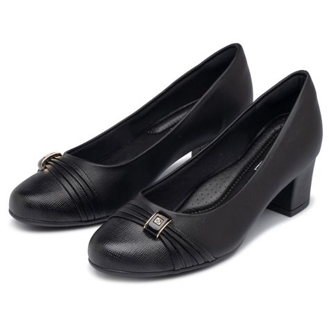 Zapato Mujer Negro/Dorado Laura Piccadilly-2