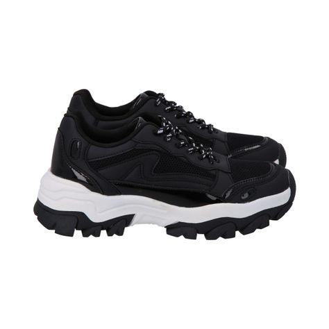 Zapatilla Letti II Negro Police-1