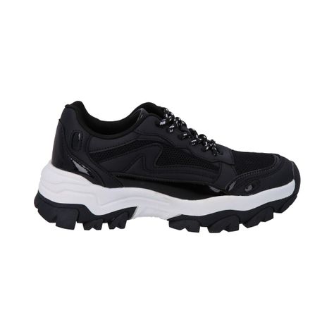 Zapatilla Letti II Negro Police-4
