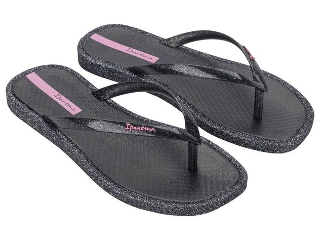 Sandalia Mujer Negro/Glitter Edge Solar Glow Ipanema-1
