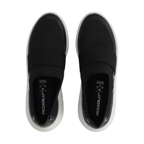 Zapatilla Eliana Blanco/Negro Piccadilly-3