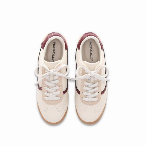 Zapatilla Mujer Vino/Beige Kelly 775 Piccadilly-2