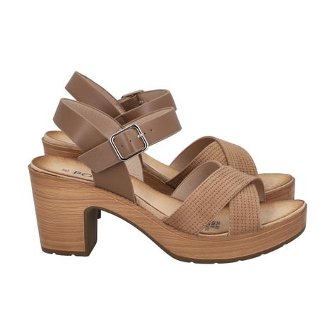Sandalia  Mujer Camel Simona Police-2