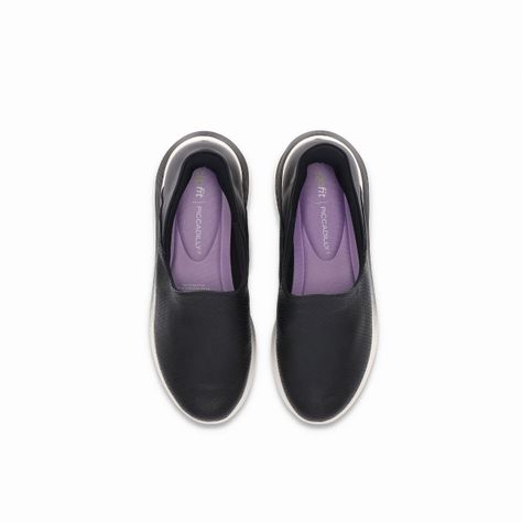 Zapatilla Mujer Negro Slip Fit 826 Piccadilly-2