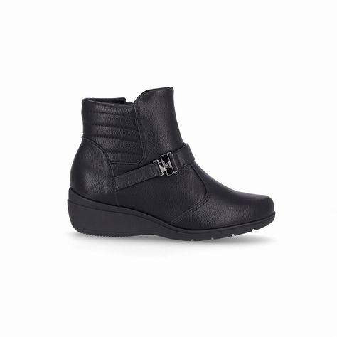 Botin Mujer Negro Beth 53 Piccadilly-0