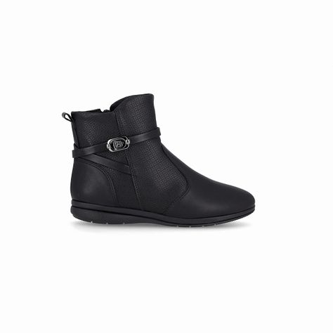 Botin Mujer Negro Sandy Piccadilly-0