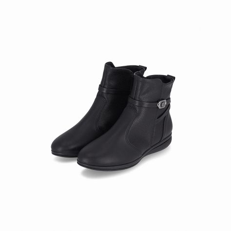 Botin Mujer Negro Sandy Piccadilly-1