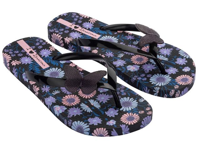 Sandalia Mujer Negro Belle Floral 116 Ipanema-0