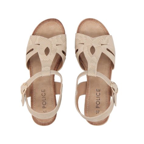 Sandalia Mujer Beige Mora Police-2