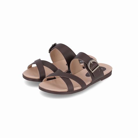 Sandalia Mujer Chocolate Mari Piccadilly-0