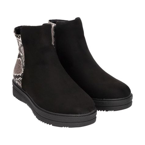 Botin Snake 005 Negro Police-0