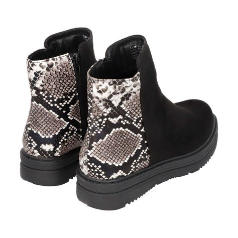 Botin Snake 005 Negro Police-4