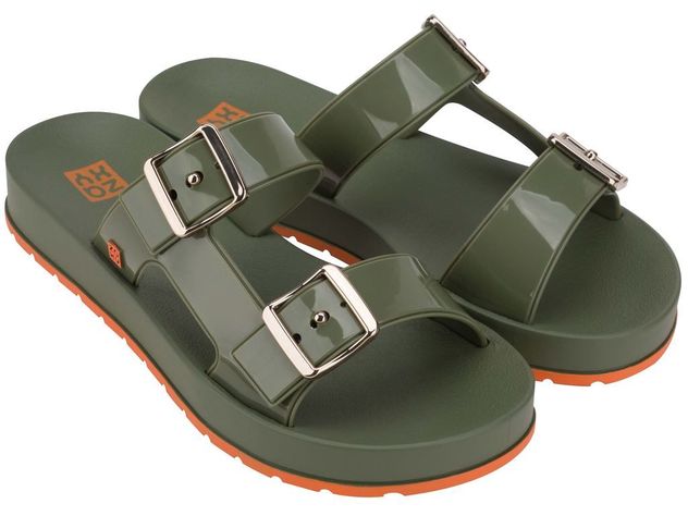 Sandalia Mujer Verde Flash 325 Zaxy-0