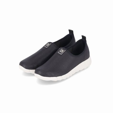 Zapatilla Mujer Negro/Blanco Fabi Piccadilly-2