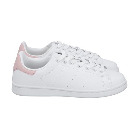 Zapatilla Mujer Blanco/Rosa Joy Police-2