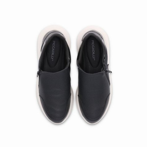 Zapatilla Mujer Negro/Blanco Eliane Piccadilly-2