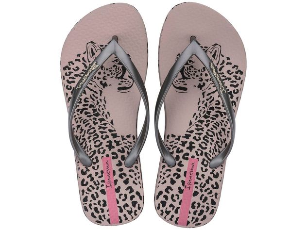 Sandalia Mujer Negro/Plata Animal Chic Ipanema-0