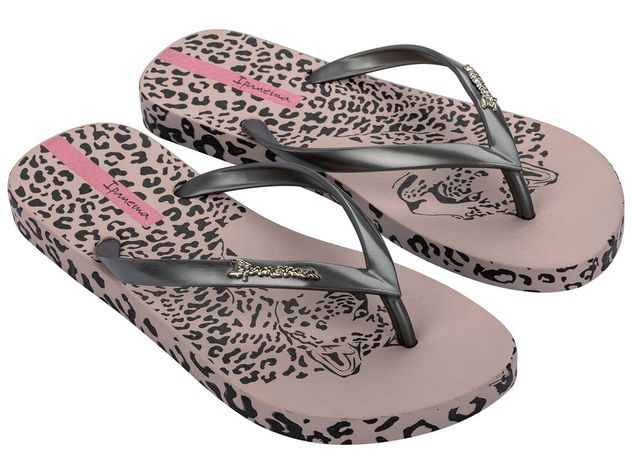 Sandalia Mujer Negro/Plata Animal Chic Ipanema-1