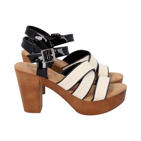 Sandalia Jose Negro/Blanco Police-2