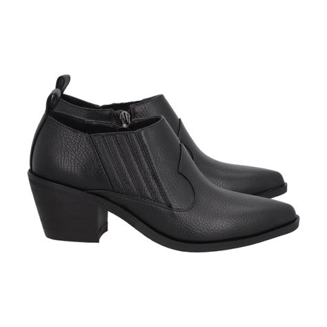 Botin Mujer Negro Dallas Police-2