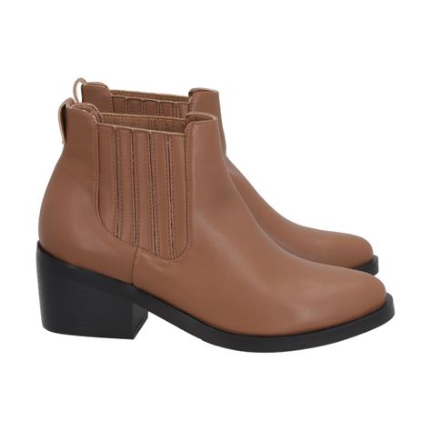 Botin Mujer Café Aura Police-2