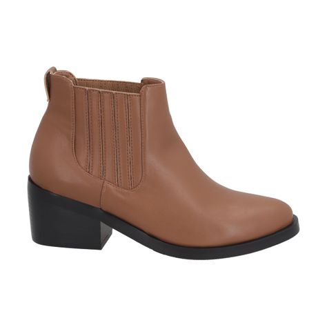 Botin Mujer Café Aura Police-4