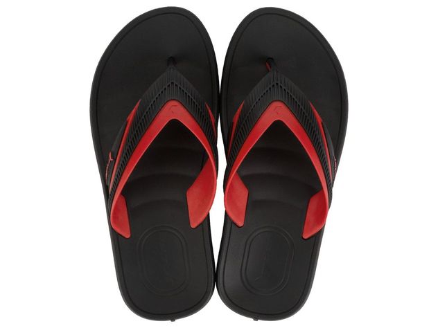 Sandalia Hombre Negro/Rojo Free Thong Rider-0