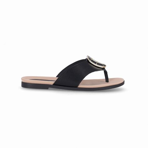 Sandalia Mujer Negro/Dorado Mari Piccadilly-1