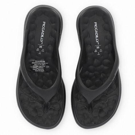 Sandalia Mujer 78 Marshmallow Negro Piccadilly-1