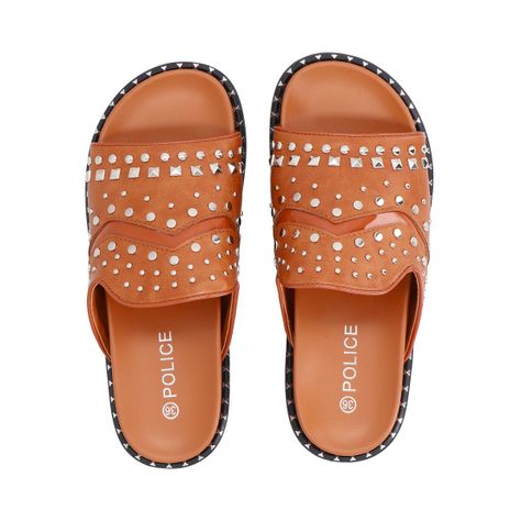 Sandalia Mujer Camel Lari Police-1