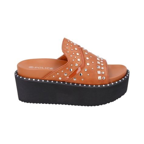 Sandalia Mujer Camel Lari Police-3
