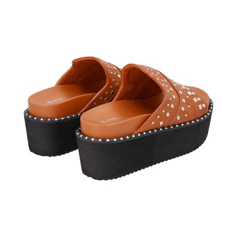 Sandalia Mujer Camel Lari Police-4