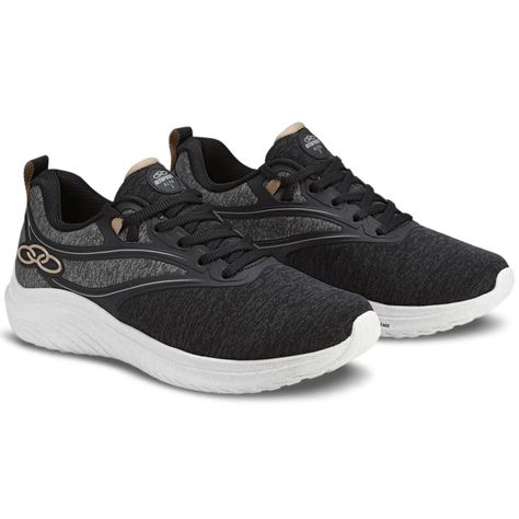 Zapatilla Mujer Alfa 2 Negro/Gris-1