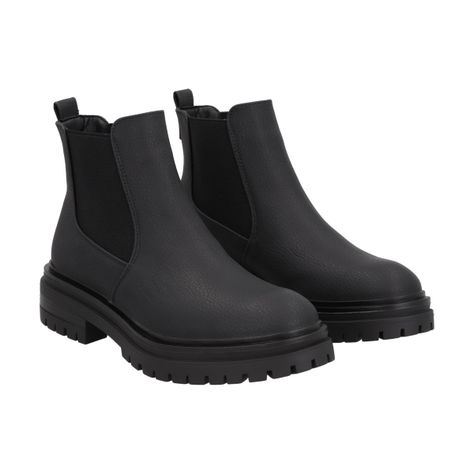 Botin Mujer Negro Urban Police-0