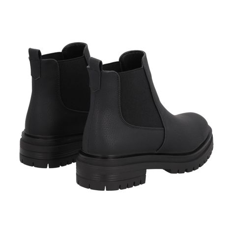 Botin Mujer Negro Urban Police-3
