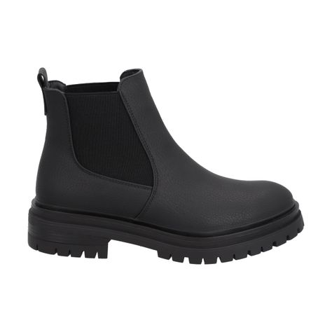 Botin Mujer Negro Urban Police-4