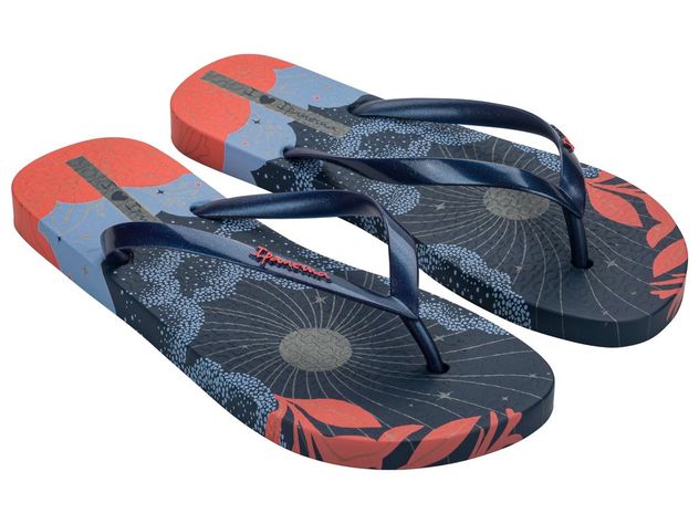 Sandalia Mujer Azul/Rojo Love Shine Ipanema-1