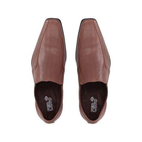 Zapato Formal Hombre Cuero 540 Marrón Perlatto-3