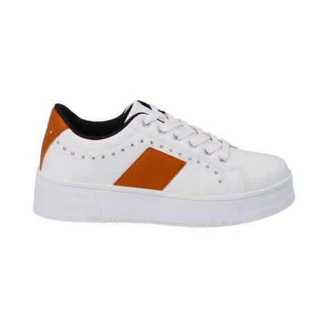 Zapatilla Mujer Blanco Maca Police-3