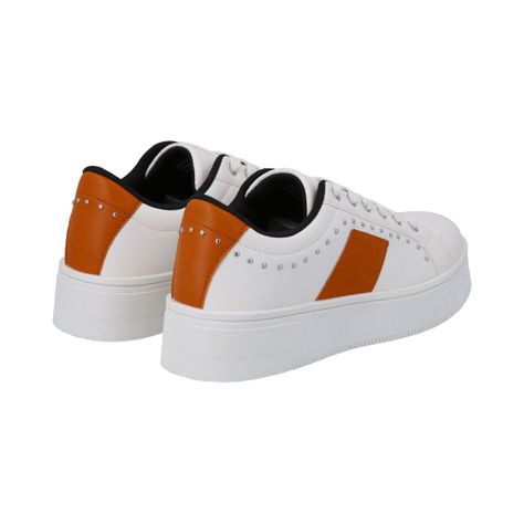 Zapatilla Mujer Blanco Maca Police-4