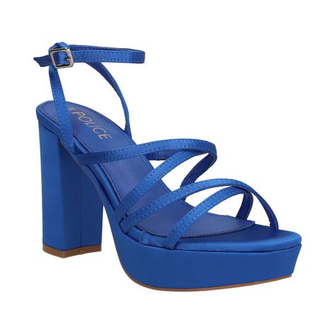 Sandalia Mujer Azul Holly Police-1